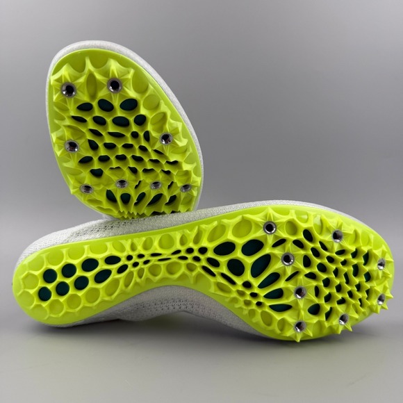 Nike Zoom Superfly Elite 2 Men Size 11.5 White Green Track Spikes NEW - Picture 5 of 7